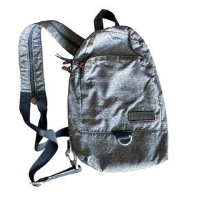 adidas Essentials Convertible Crossbody Backpack Jersey Gray Rose Gold